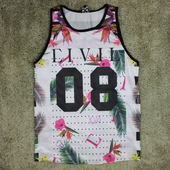 floral basketball jersey